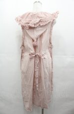 画像2: PINK HOUSE / ウィンターフォレストトリート刺繍タブリエ  ピンク I-25-08-04-053-LO-OP-HD-ZS (2)