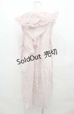 画像2: PINK HOUSE / ウィンターフォレストトリート刺繍タブリエ  ピンク I-25-08-04-053-LO-OP-HD-ZS