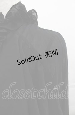 画像3: Rozen Kavalier / フリルシースルースナップボタンブラウス  黒 I-25-08-04-007-OO-BL-HD-ZI