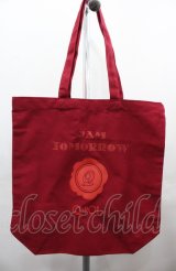 Q-pot. / Jam Tomorrow Collection ノベルティトートバッグ  赤 I-25-08-04-102-QP-BG-HD-ZI