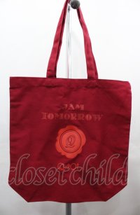 Q-pot. / Jam Tomorrow Collection ノベルティトートバッグ  赤 I-25-08-04-102-QP-BG-HD-ZI