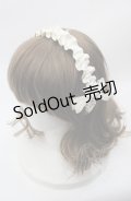 m petit by misako / ギャザーリボンカチューシャ  アイボリー I-25-08-04-107-LO-AC-HD-ZI