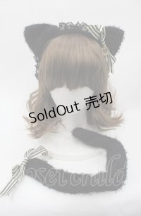BABY,THE STARS SHINE BRIGHT / Le Petit Chat Noirセット  黒 I-25-08-04-109-BA-AC-HD-ZI