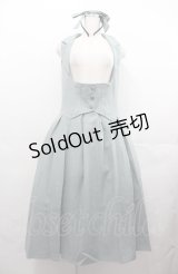 Forest Wardrobe 森林衣樹 / ビスチェデザインジャンパースカート XL サックス I-25-08-04-033-LO-OP-HD-ZI