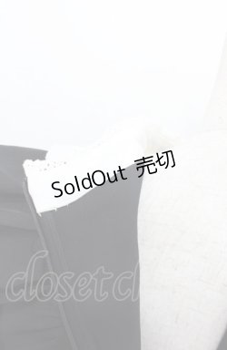 画像3: DearMyLove / フリルサイド編みハイネック半袖ワンピース LL 黒Ｘ白 I-25-08-04-039-EL-OP-HD-ZI