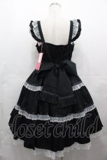 画像2: Angelic Pretty / マーガレットドールジャンパースカート  黒 I-25-08-09-051-AP-OP-HD-ZI (2)