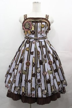 画像1: Angelic Pretty / Chocolate Rosetteジャンパースカート  ラベンダー I-25-08-09-052-AP-OP-HD-ZI