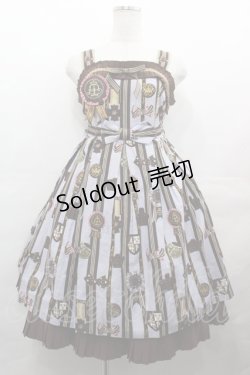 画像1: Angelic Pretty / Chocolate Rosetteジャンパースカート  ラベンダー I-25-08-09-052-AP-OP-HD-ZI