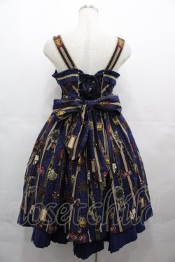 画像2: Angelic Pretty / Chocolate Rosetteジャンパースカート  青 I-25-08-09-053-AP-OP-HD-ZI
