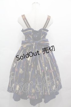 画像2: Angelic Pretty / Chocolate Rosetteジャンパースカート  青 I-25-08-09-053-AP-OP-HD-ZI