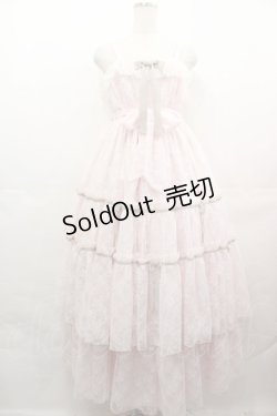 画像1: Angelic Pretty / Romantic Lacy Dollジャンパースカート  ピンク I-25-08-09-055-AP-OP-HD-ZI