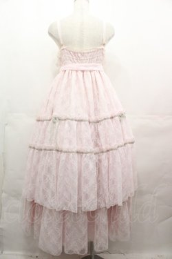 画像2: Angelic Pretty / Romantic Lacy Dollジャンパースカート  ピンク I-25-08-09-055-AP-OP-HD-ZI
