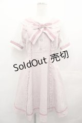 LIZ LISA / ダンガリーセーラーワンピース  ピンク I-25-08-09-058-LO-OP-HD-ZI