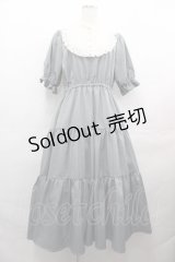 m petit by misako / TT*AMデシンヨークワンピース L グレー I-25-08-09-064-LO-OP-HD-ZI