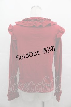 画像2: axes femme kawaii / フリルリボンカットプル M 赤 I-25-08-09-008-AX-TO-HD-ZT498