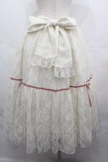 画像2: Angelic Pretty / Romantic Lacy Dollスカート  アイボリー I-25-08-09-081-AP-SK-HD-ZT663 (2)