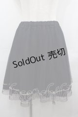 WILLSELECTION / ディズニーコラボ刺繍チュールスカート  黒 I-25-08-09-090-LO-SK-HD-ZI