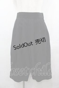 画像1: metamorphose / 裾ボタンパンツ  黒 I-25-08-09-098-ME-PA-HD-ZI