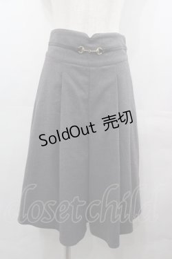 画像1: axes femme POETIQUE / ビットデザインタックパンツ  グレー I-25-08-09-101-AX-PA-HD-ZI