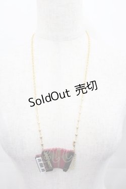画像2: Angelic Pretty / ブリティッシュアコーディオンネックレス  レッド I-25-08-09-104-AP-AC-HD-ZI