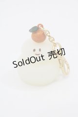 Q-pot. / 鏡餅オバケちゃんバッグチャーム  白 I-25-08-09-112-QP-ZA-HD-ZI