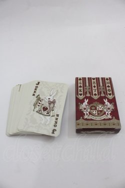 画像1: Angelic Pretty / G Wonder Queenトランプ  レッド I-25-08-09-115-AP-ZA-HD-ZI