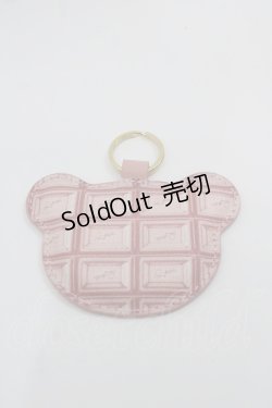 画像1: Q-pot. / テディベアキーリング  ピンク I-25-08-09-119-QP-ZA-HD-ZI