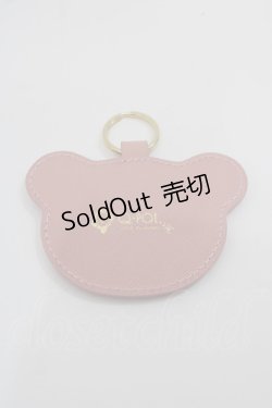画像2: Q-pot. / テディベアキーリング  ピンク I-25-08-09-119-QP-ZA-HD-ZI