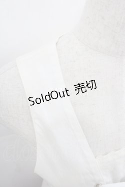 画像4: PEACE NOW / レースつけ襟付き編み上げベスト  白 I-25-08-09-029-PU-JA-HD-ZI