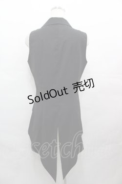 画像2: BPN / 1つボタンベスト  黒 I-25-08-09-033-GO-TO-HD-ZI