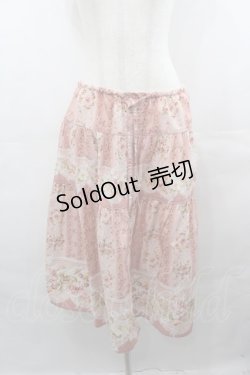画像1: PINK HOUSE / ブーケベリー柄スカート  ピンク I-25-08-13-073-LO-SK-HD-ZI