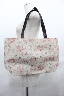 画像2: axes femme / axes femme tote bag ＆ shoulder bag BOOK  ピンクＸブラウン I-25-08-13-085-AX-BG-HD-ZI