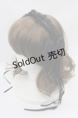 LOLITAその他(お買取対象外) / レースリボンカチューシャ  黒 I-25-08-13-094-LO-AC-HD-ZI