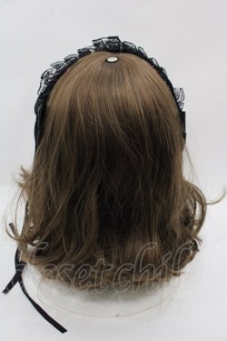 画像3: LOLITAその他(お買取対象外) / レースリボンカチューシャ  黒 I-25-08-13-094-LO-AC-HD-ZI