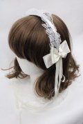 LOLITAその他(お買取対象外) / レースリボンカチューシャ  白 I-25-08-13-095-LO-AC-HD-ZI