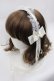 画像1: LOLITAその他(お買取対象外) / レースリボンカチューシャ  白 I-25-08-13-095-LO-AC-HD-ZI (1)