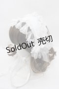 metamorphose / レースリボンヘッドドレス  白 I-25-08-13-097-ME-AC-HD-ZI