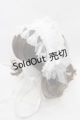 metamorphose / レースリボンヘッドドレス  白 I-25-08-13-097-ME-AC-HD-ZI