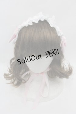 画像2: BABY,THE STARS SHINE BRIGHT / はしごレースのスピンドールヘッドドレス  ピンクＸ白 I-25-08-13-098-BA-AC-HD-ZI