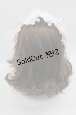 画像3: BABY,THE STARS SHINE BRIGHT / はしごレースのスピンドールヘッドドレス  ピンクＸ白 I-25-08-13-098-BA-AC-HD-ZI