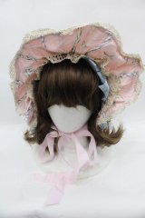 ALICE and the PIRATES / Rosy night’s Masquerade柄ボンネット  パープル I-25-08-13-102-PA-AC-HD-ZI
