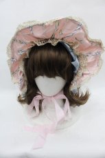画像1: ALICE and the PIRATES / Rosy night’s Masquerade柄ボンネット  パープル I-25-08-13-102-PA-AC-HD-ZI (1)