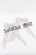 LOLITAその他(お買取対象外) / ビジューリボンクリップセット  ピンクＸ白 I-25-08-13-104-LO-AC-HD-ZI