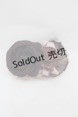 axes femme / ローズモチーフヘアクリップ  ボルドー I-25-08-13-108-AX-AC-HD-ZI