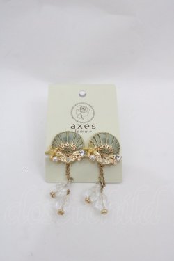 画像1: axes femme / クラシカルマリンイヤリング  ゴールド I-25-08-13-115-AX-AC-HD-ZI