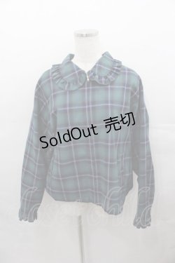 画像1: Physical Drop / ガーリィスウィングトップ  グリーンチェック I-25-08-13-020-LO-JA-HD-ZI