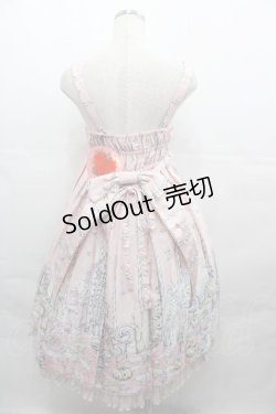 画像2: BABY,THE STARS SHINE BRIGHT / Enchanted お菓子の魔法にかけられて 柄 lollipopジャンパースカート  ピンク I-25-08-13-023-BA-OP-HD-ZI