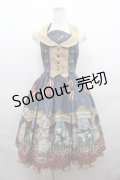 ALICE and the PIRATES / Marionette Chris柄ジャンパースカートI  紺 I-25-08-13-027-PA-OP-HD-ZI
