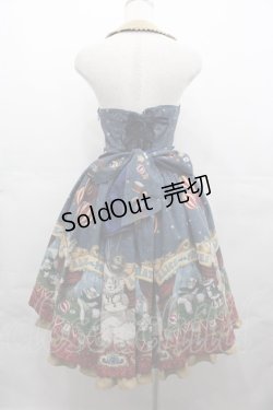 画像2: ALICE and the PIRATES / Marionette Chris柄ジャンパースカートI  紺 I-25-08-13-027-PA-OP-HD-ZI