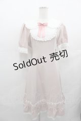 Amavel / Spring Festival Bunnyカフスセットワンピース  ピンク I-25-08-13-033-CA-OP-HD-ZI